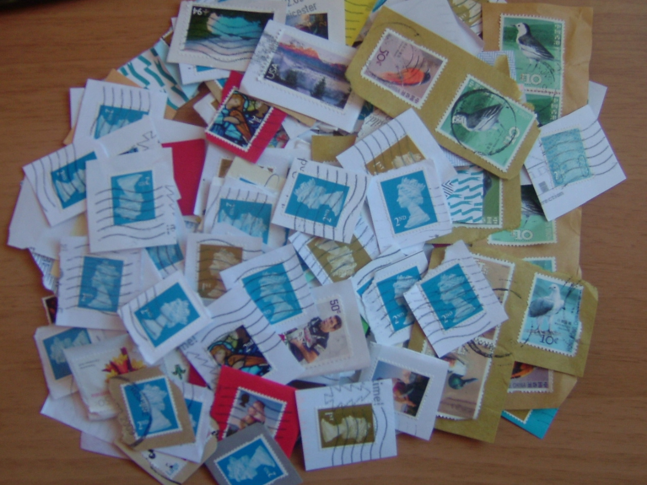 Cut out stamps for the stamp appeal